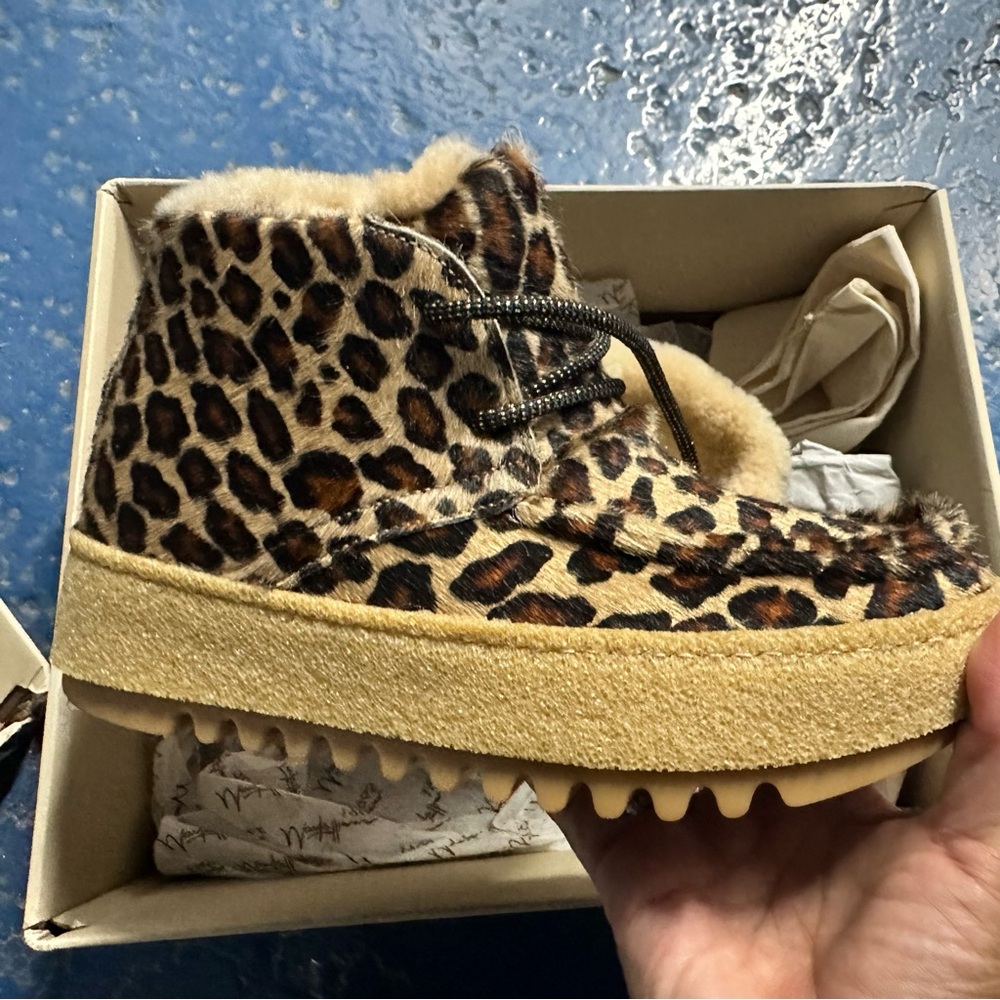 NEW montelliana 1965 gaia leopard boots - Picture 2 of 5